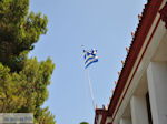 Griekse vlag Bourtzi Skiathos-stad